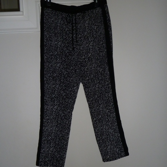 Vince Camuto Tuxedo Stripe Print Pants M - Picture 2 of 4